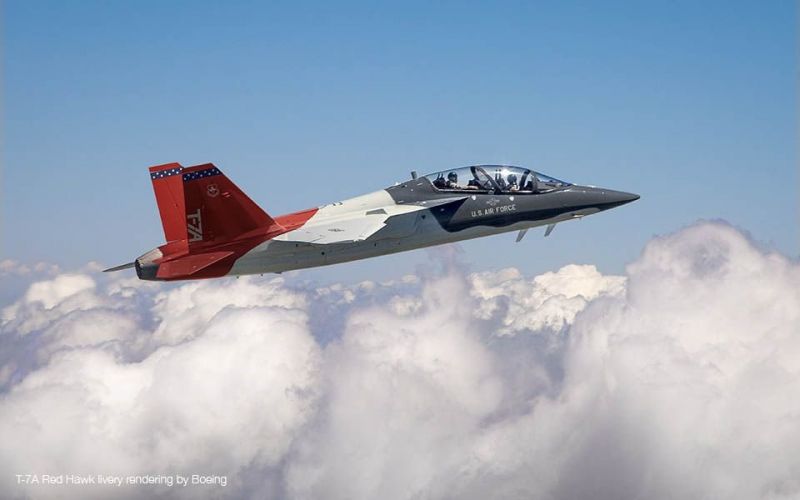 T-7A Red Hawk in flight